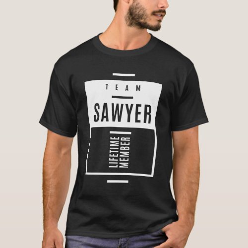 Sawyer Personalized Name Birthday Gift T_Shirt