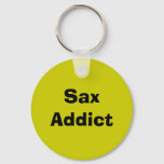 Sax Addict - Saxophone Keychain at Zazzle
