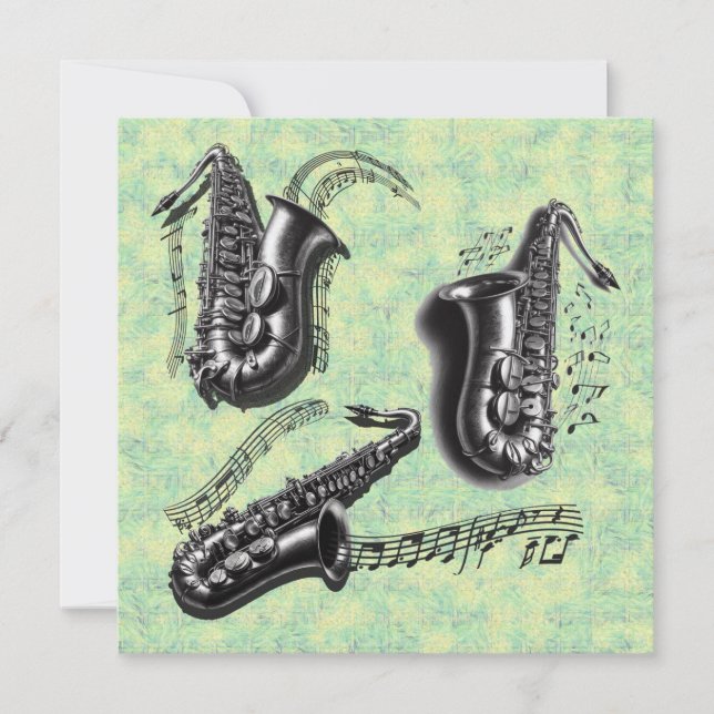 Sax Card (Front)
