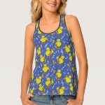 Sax Chick Saxophones Music Notes Tank Top