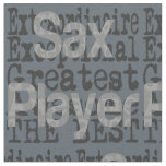 Sax Player Extraordinaire Fabric