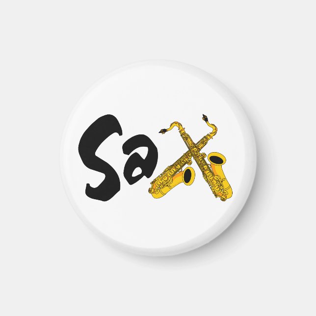 Sax Saxophone Magnet (Front)