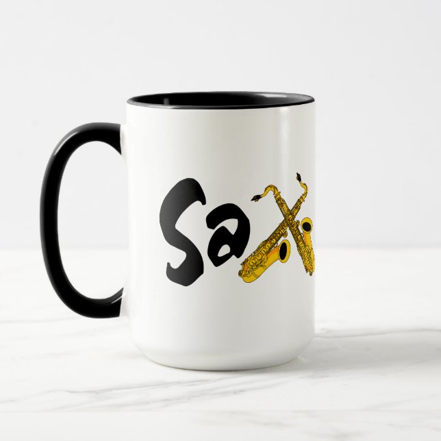 Sax Saxophone Mug (Left)