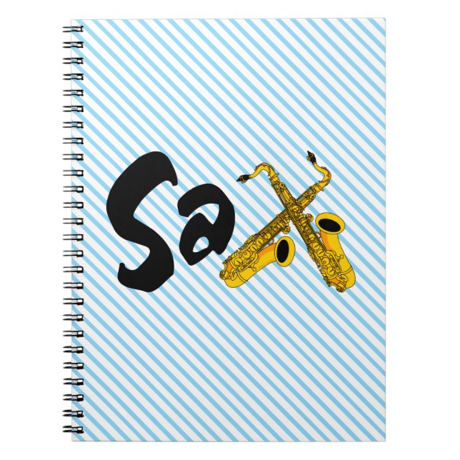 Sax Saxophone Notebook (Front)