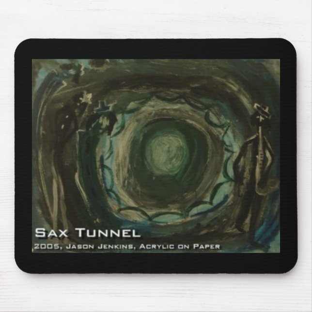 Sax Tunnel Mouse Pad (Front)