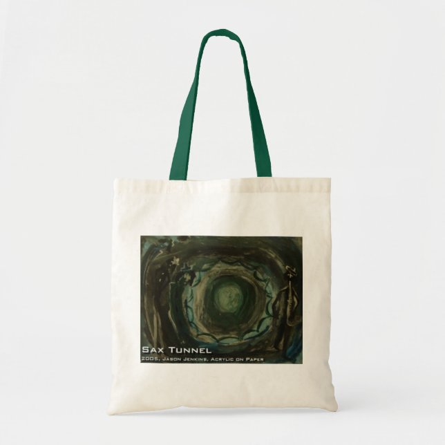 Sax Tunnel Tote Bag (Front)