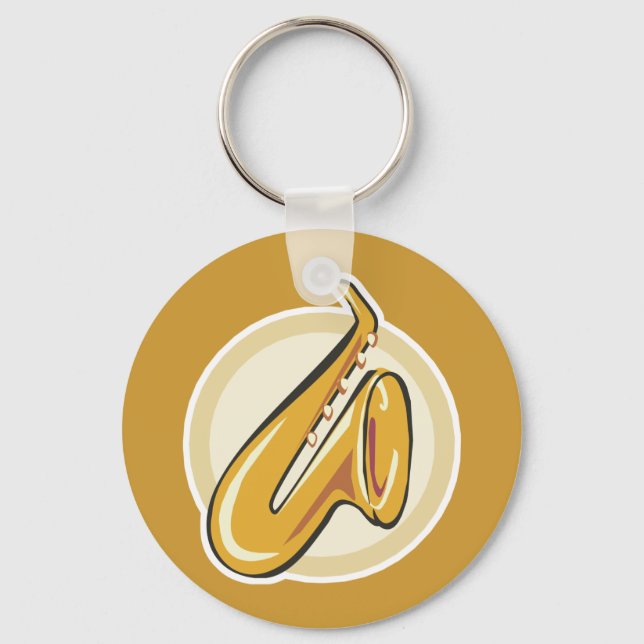 saxaphone keychain (Front)