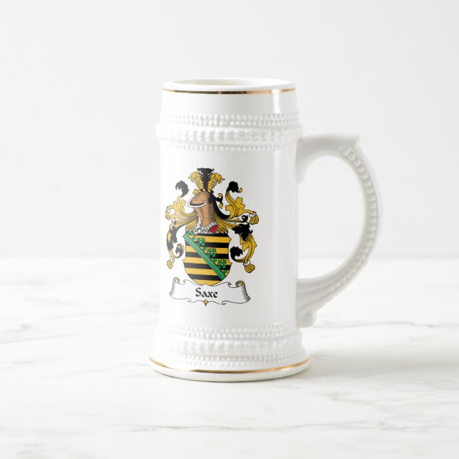Saxe Family Crest Beer Stein (Right)