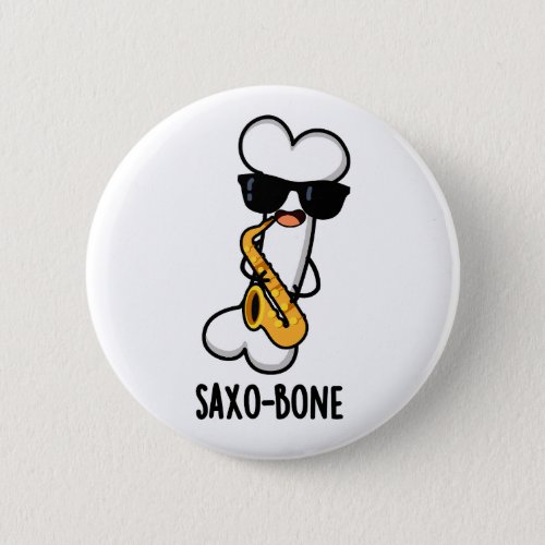 Saxo_bone Funny Bone Funny Music Pun   Button