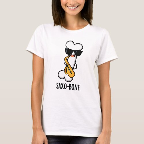 Saxo_bone Funny Bone Funny Music Pun   T_Shirt
