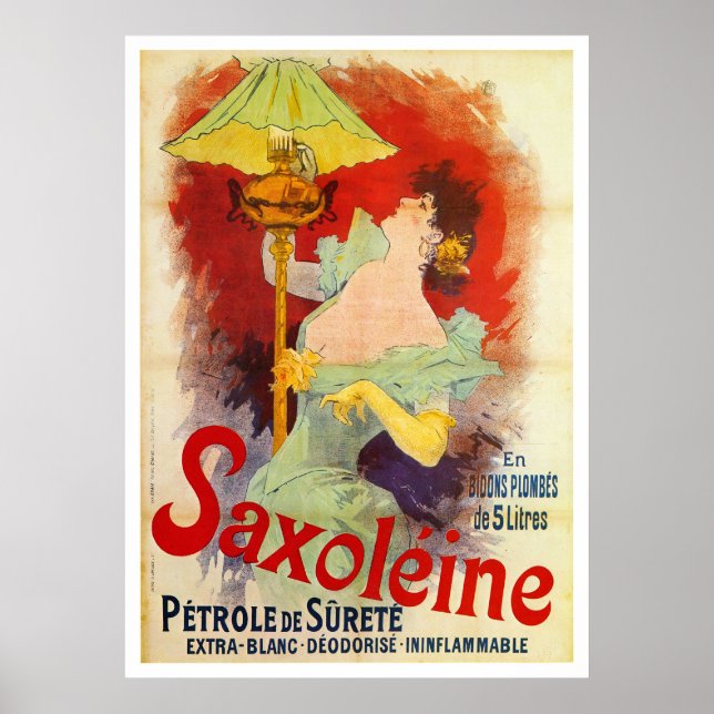 Saxoleine, Jules Chéret Poster (Front)