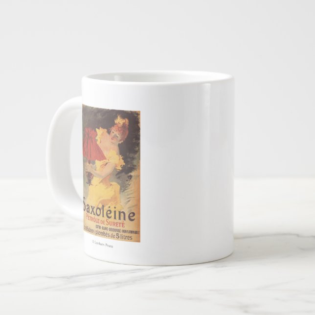 Saxoleine Lamp Oil Red Lampshade Giant Coffee Mug (Front Left)