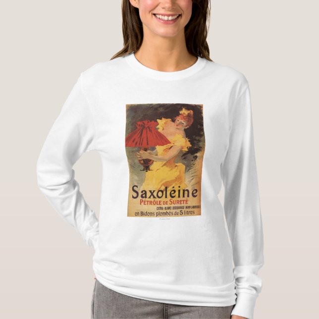 Saxoleine Lamp Oil Red Lampshade T-Shirt (Front)