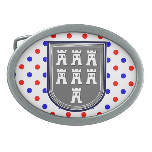 Saxonian Colors Oval Belt Buckle