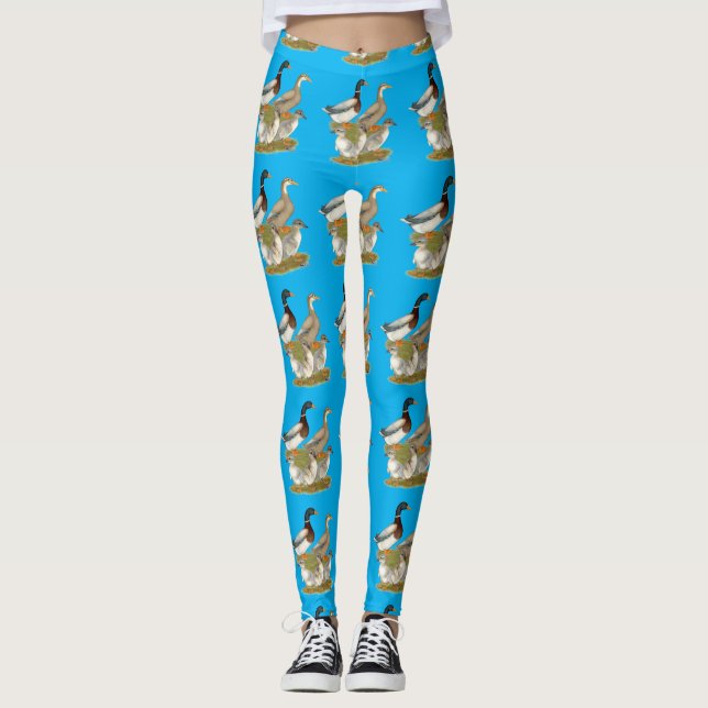 Saxony Duck Family Leggings (Front)