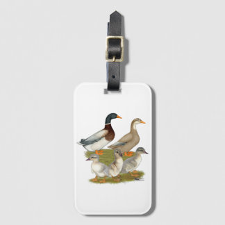 Saxony Duck Family Luggage Tag