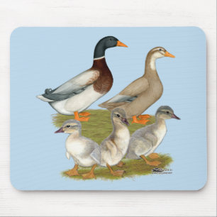 Saxony Duck Family Mouse Pad