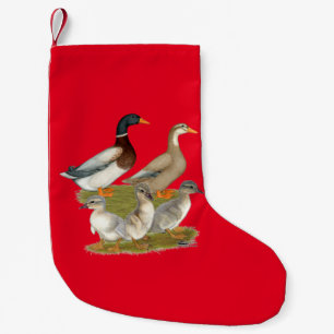 Saxony Duck Family Small Christmas Stocking