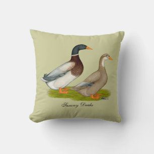 Saxony Ducks Throw Pillow