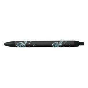 Saxophone And Music Notes Pen