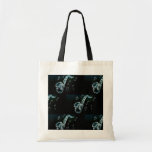 Saxophone And Music Notes Tote Bag at Zazzle