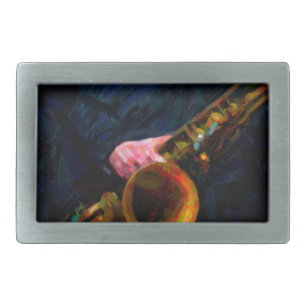 Saxophone Belt Buckle