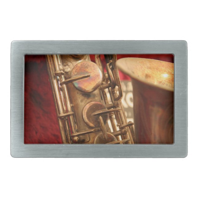 Saxophone Belt Buckle (Front)