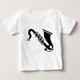 Saxophone - Black Baby T-Shirt