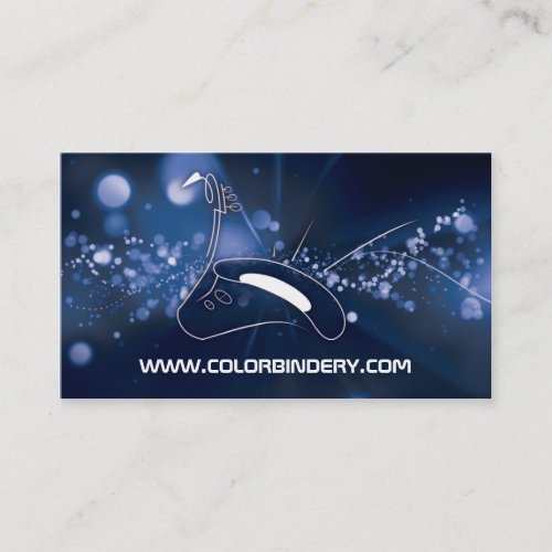 Saxophone Burst Business Card