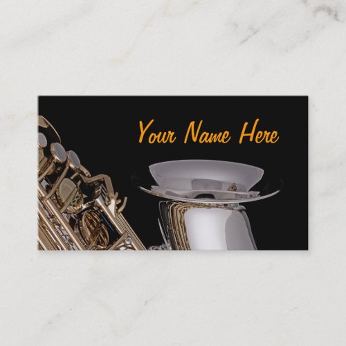 Saxophone Business Cards
