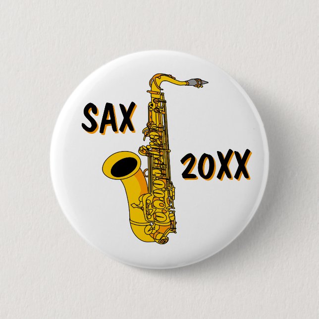 Saxophone Button (Front)