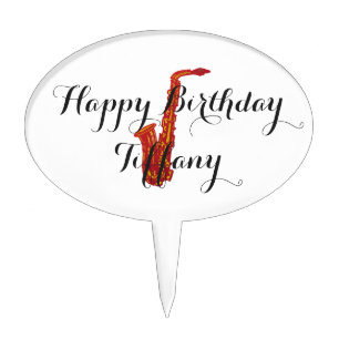 Saxophone Cake Topper