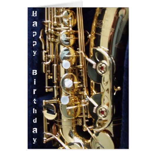Saxophone Cards (Front)