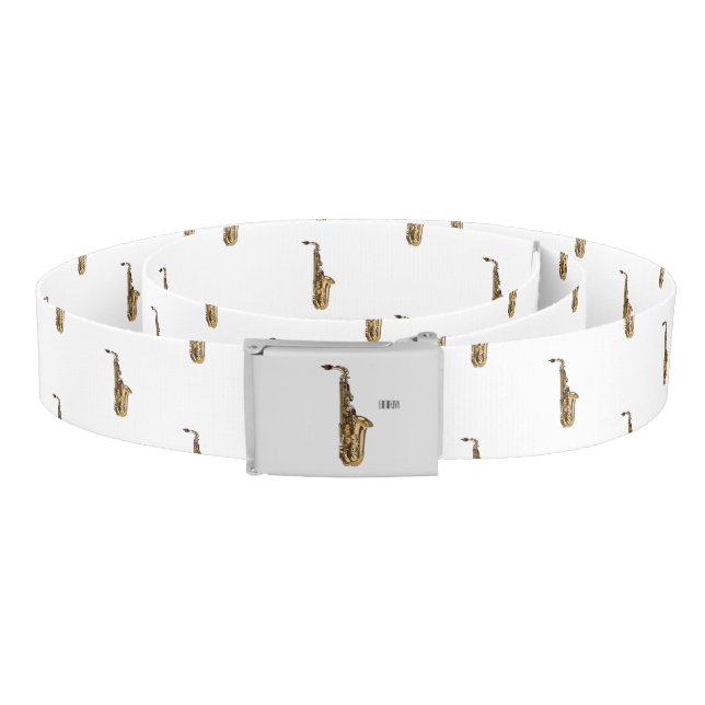 Saxophone cartoon illustration belt (Coil)