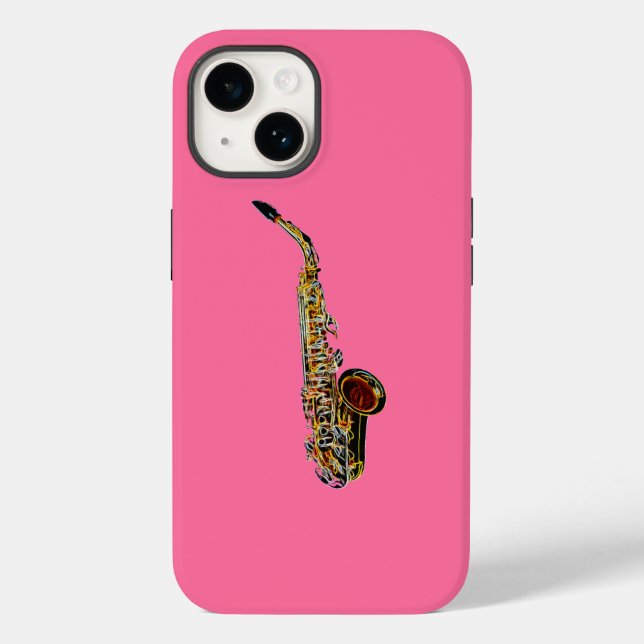 Saxophone Case-Mate iPhone Case (Back)