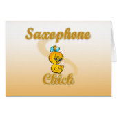 Saxophone Chick (Front Horizontal)