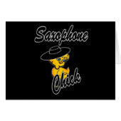 Saxophone Chick #4 (Front Horizontal)