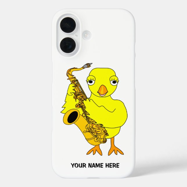 Saxophone Chick Graduation Case-Mate iPhone Case (Back)