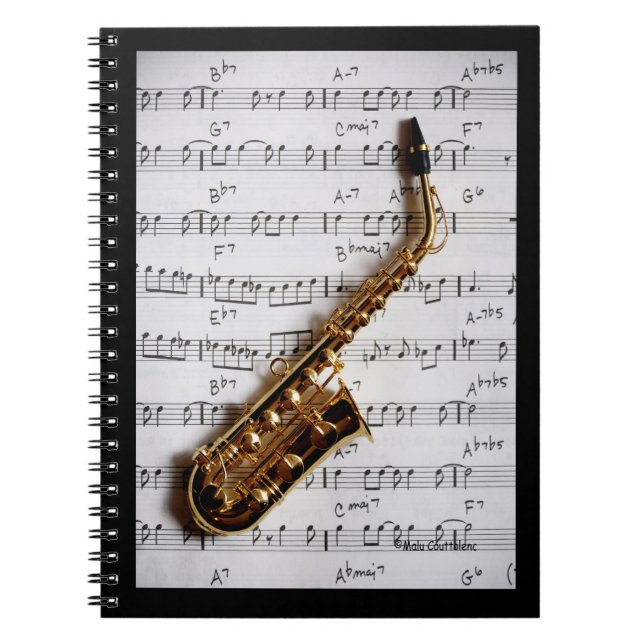 Saxophone Classic Notebook (Front)