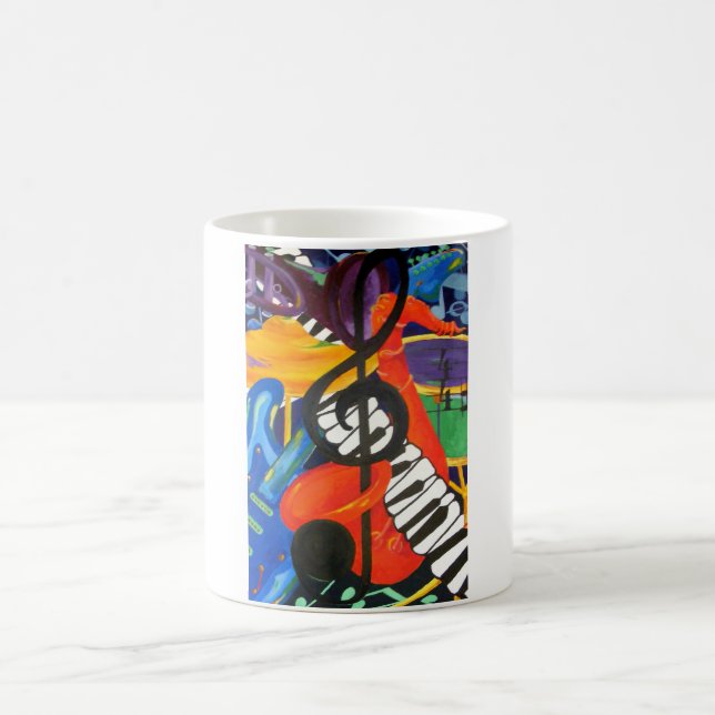 Saxophone Coffee Mug (Center)