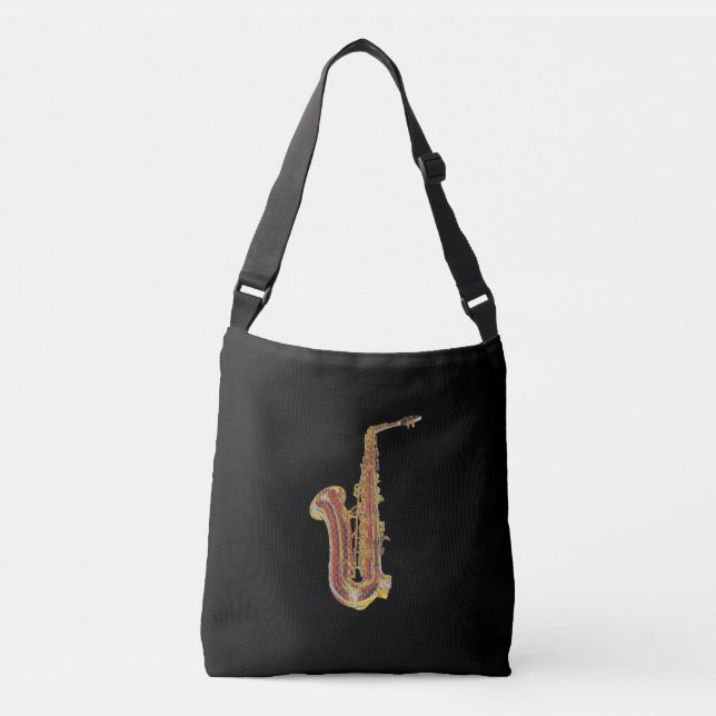 Saxophone Crossbody Bag (Front)