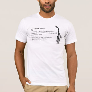 Saxophone Definition T-Shirt