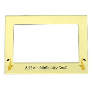 Saxophone Design Any Color Background Personalised Magnetic Frame