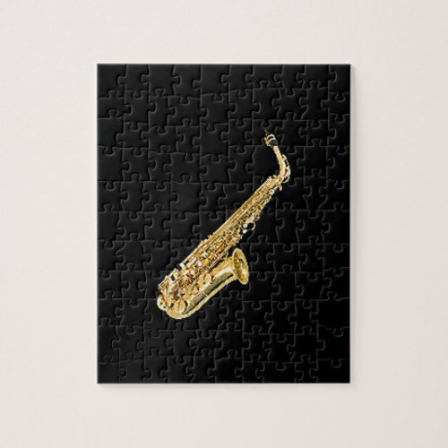 Saxophone design gifts and products Jigsaw Puzzle