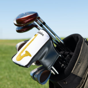 Saxophone Design Golf Head Cover
