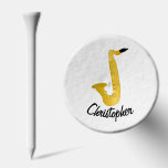 Saxophone Design Golf Tees