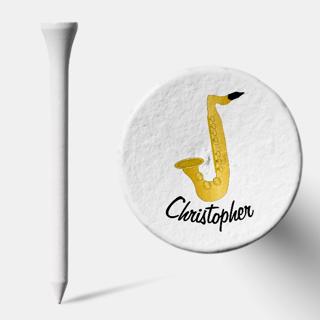 Saxophone Design Golf Tees (Combo)