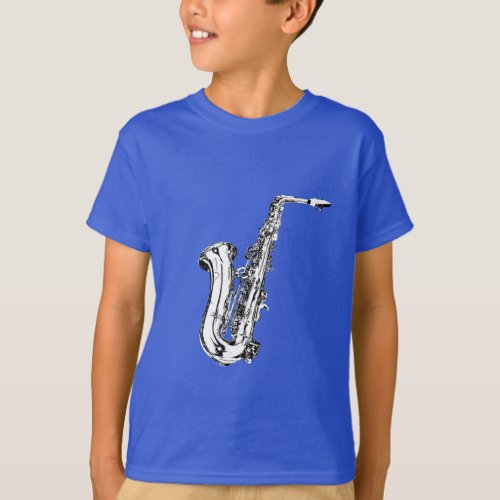Saxophone design T_Shirt