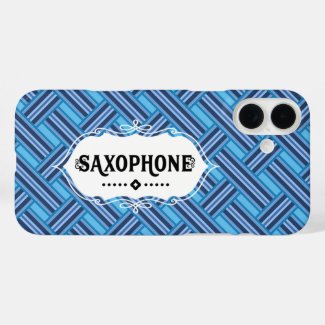 Saxophone Emblem Phone Case 