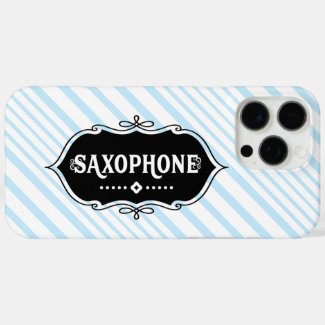Saxophone Emblem Phone Case 